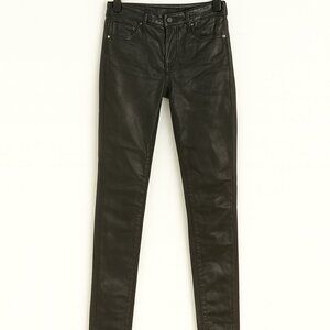AG Faux Leather Women's Black skinny Jeans
